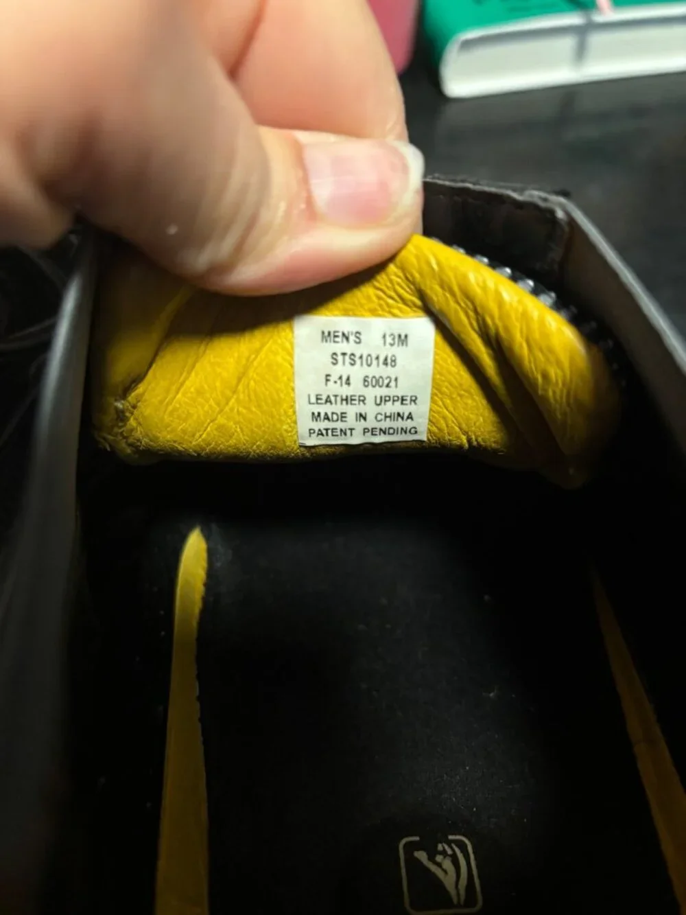 Sperry Top Sider Lace Up Leather Mesh Boat Shoes Black Gray Sz 13 Outdoor Travel